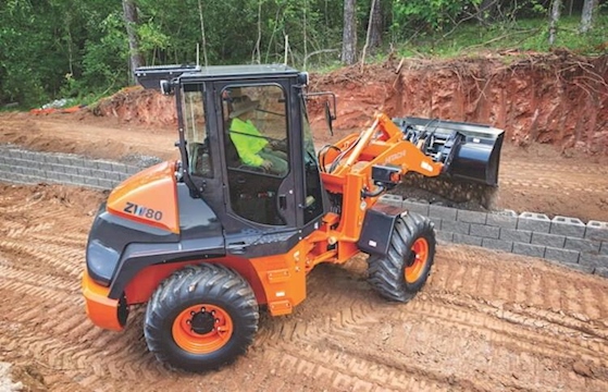 New Loader working near forest